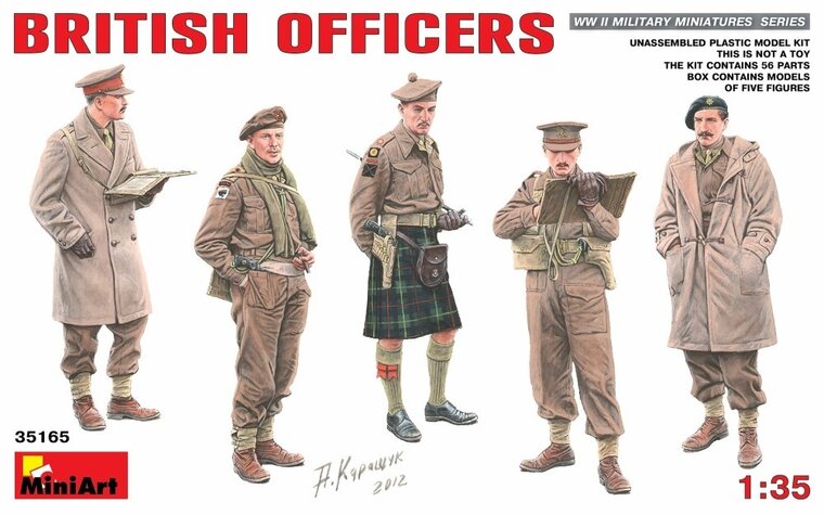 MiniArt British Officers 1:35 (35165)
