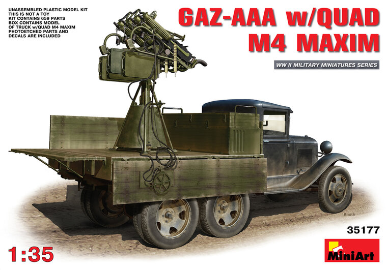 MiniArt GAZ-AAA with Quad M4 Maxim 1:35 (35177)