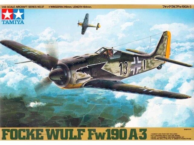 Tamiya Focke Wulf Fw190 A3 1/48 (61037)