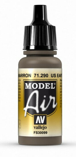 Vallejo Model Air Color 71.290 US Earth Brown