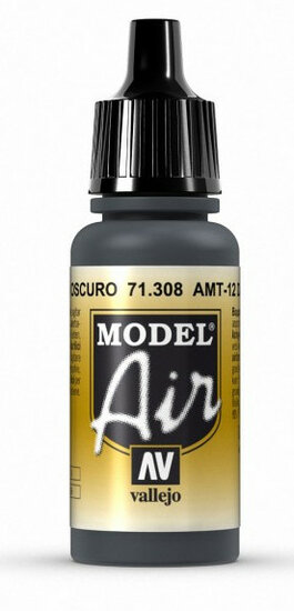 Vallejo Model Air Color 71.308 AMT-12 Dark Grey