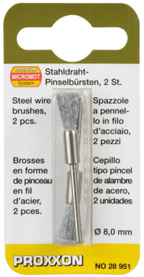 Proxxon Steel Wire Brushes (28951)