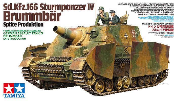 Tamiya SD.KFZ. 166 Brummb&auml;r Sp&auml;te Produktion 1/35 (35353)