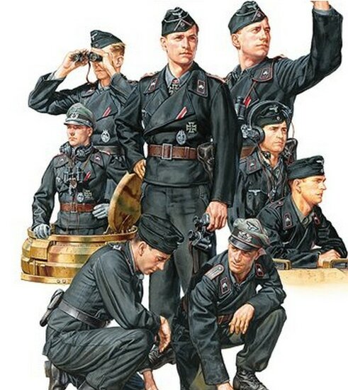 Tamiya Wehrmacht Tank Crew 1/35 (35354)