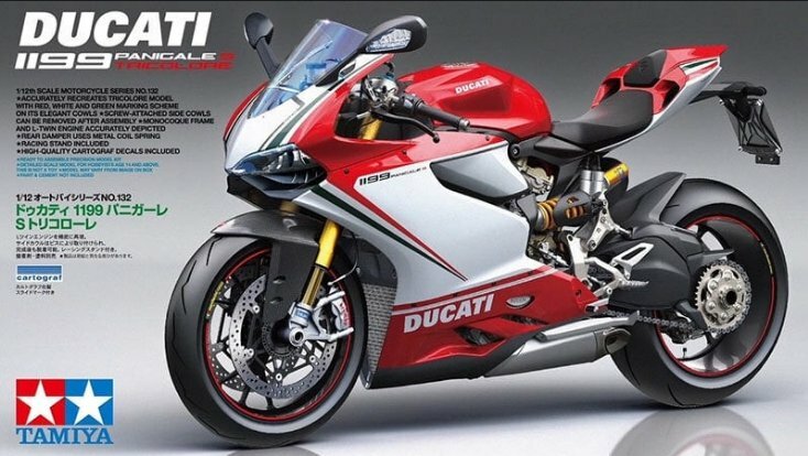 Tamiya Ducati 1199 Panigale S Tricolore 1/12 (14132)