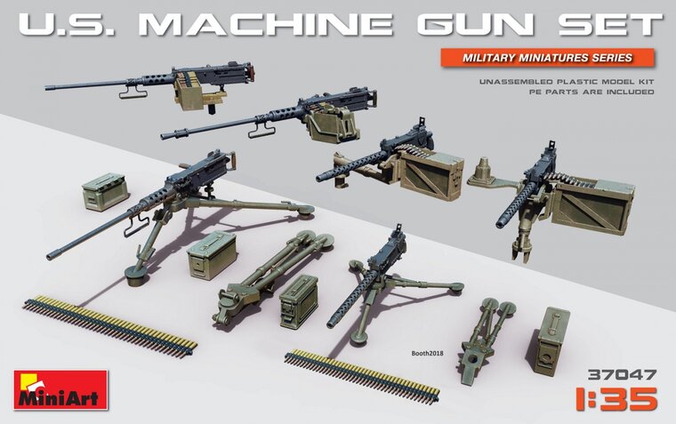 MiniArt U.S. Machine Gun Set 1:35 (37047)