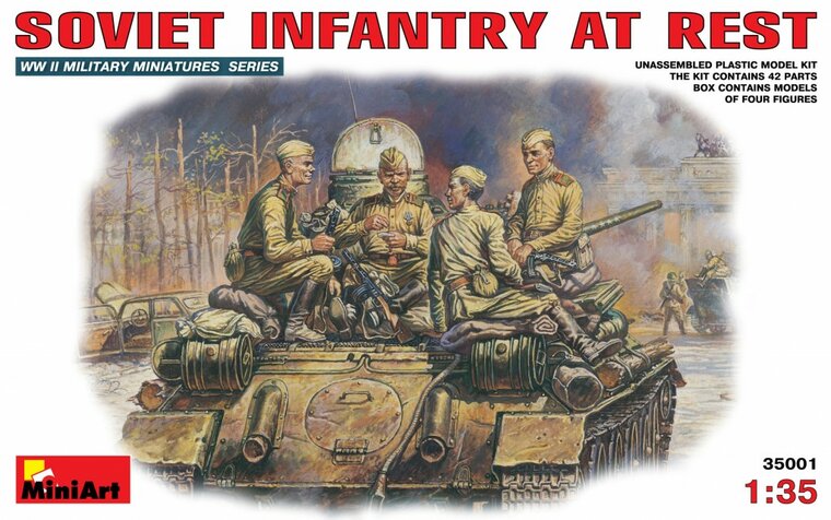 MiniArt Soviet Infantry at Rest 1:35 (35001)