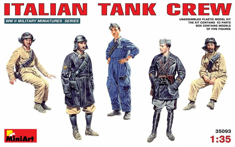 MiniArt Italian Tank Crew 1:35 (35093)