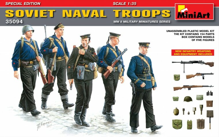 MiniArt Soviet Naval Troops Special Edition 1:35 (35094)
