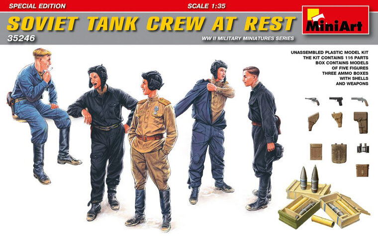 MiniArt Soviet Tank Crew at Rest Special Edition 1:35 (35246)