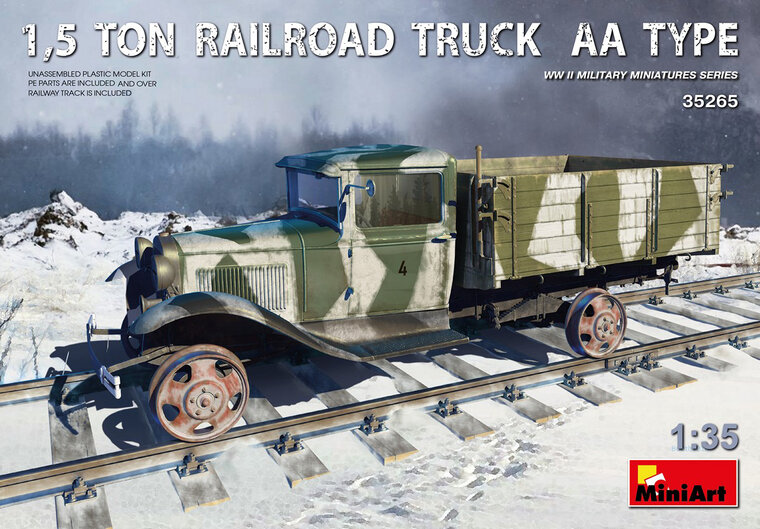 MiniArt 1,5 Ton Railroad Truck AA Type 1:35 (35265)