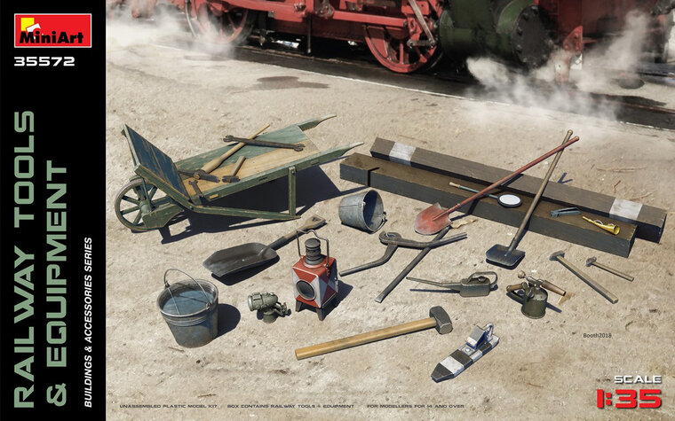 MiniArt Railway Tools and Equipment 1:35 (35572)