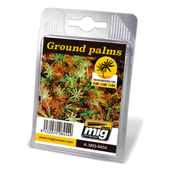 AMMO MIG Laser Cut Plant Ground Palms (8454)