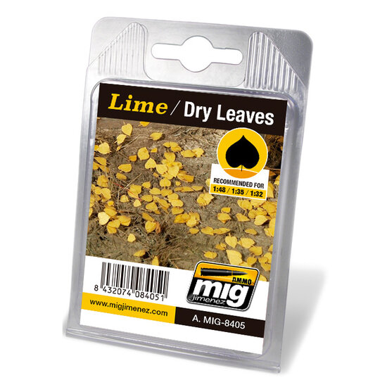 AMMO MIG Laser Cut Leaves Lime Dry (8405)