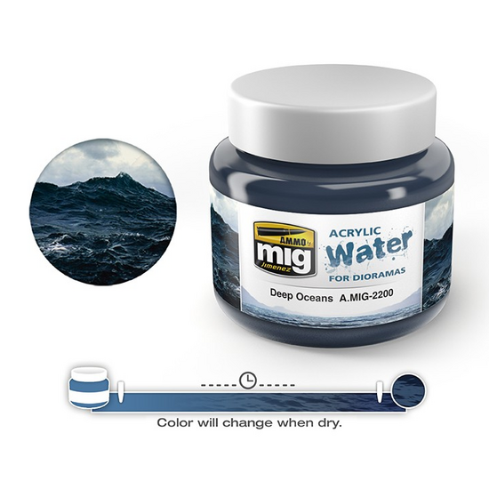 AMMO MIG Acrylic Water Deep Oceans (2200)
