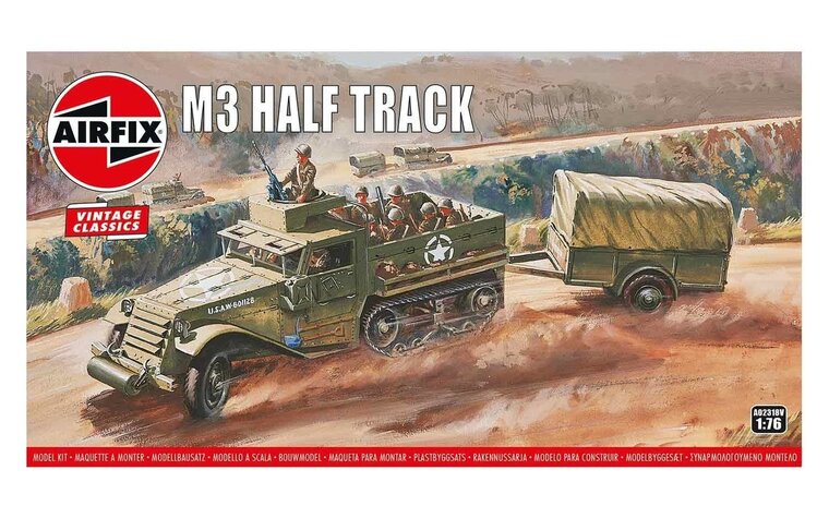 Airfix M3 Half Track &amp; 1 Ton Trailer 1:76 (A02318V)