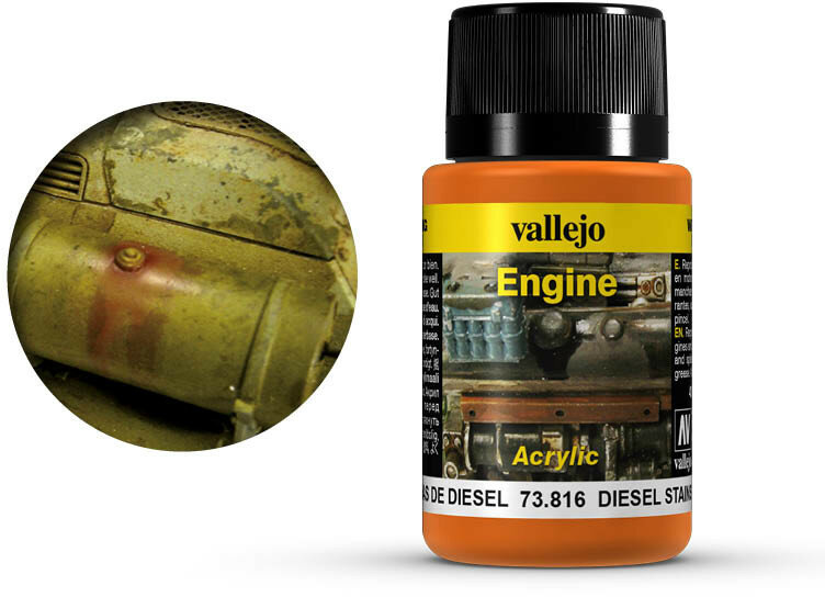Vallejo Weathering Effects Diesel Stains (73.816)