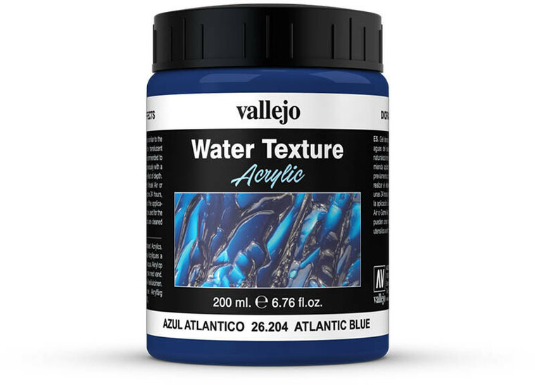 Vallejo Diorama Effects Water Texture Atlantic Blue 26.204