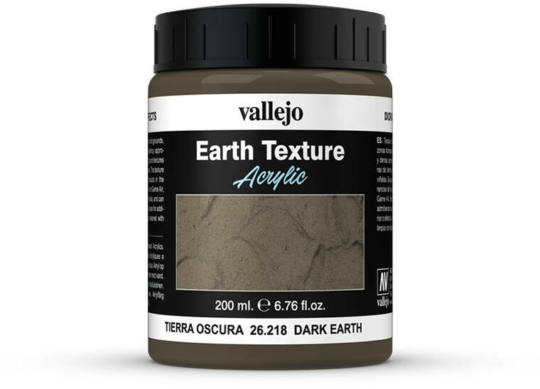 Vallejo Diorama Effects Dark Earth Texture 26.218