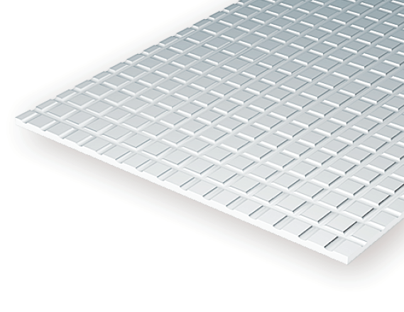Evergreen 4505: Tile 1.0 mm - Squares 6.3 mm