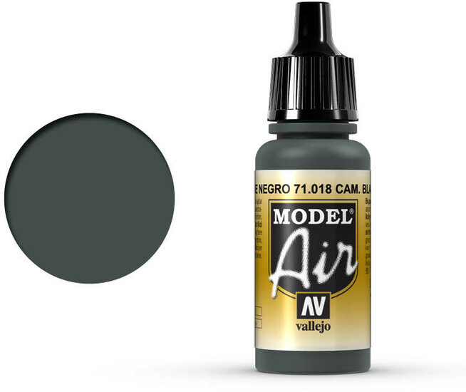 Vallejo Model Air: Camo Black Green (71.018)