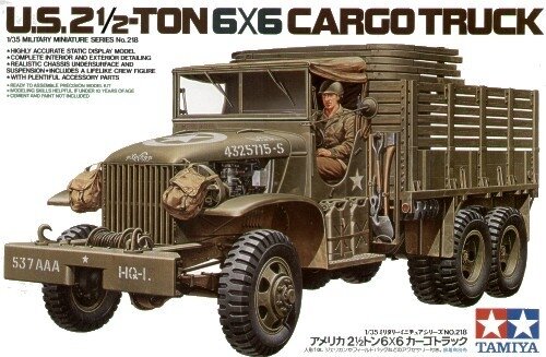 Tamiya U.S. 2half-ton 6x6 Cargo Truck 1:35 (35218)