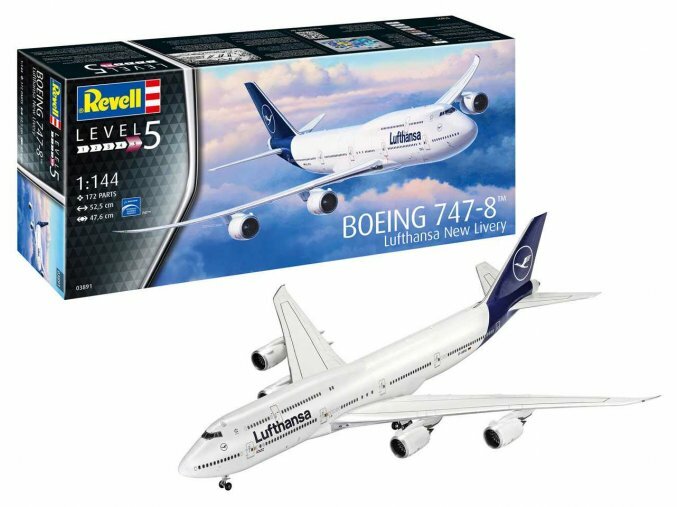 Revell Boeing 747-8 Lufthansa &quot;New Livery&quot; 1:144 #03891