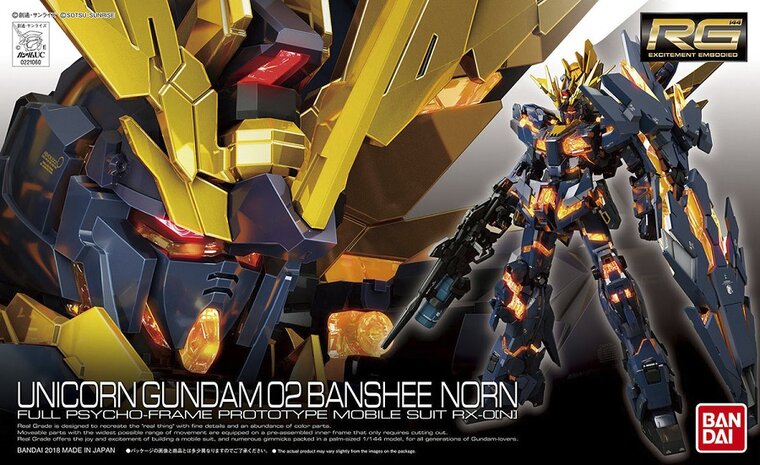 Gundam RX-0[N] Unicorn Gundam 02 Banshee Norn 1/144 RG027