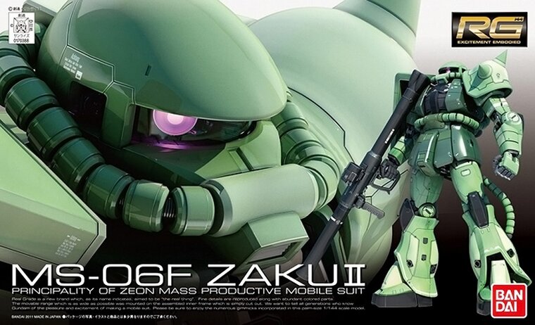 Gundam MS-06F Zaku II 1/144 RG004