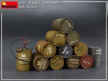 MiniArt 35592 U.S. Fuel Drums 55 Gals. 1:35