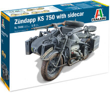 Italeri 7406 Zundapp KS 750 with Sidecar 1:9