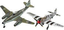 Revell 03711 Combat Set Messerschmitt Me262 &amp; P-51B Mustang 1:72