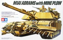Tamiya 35158 U.S. M1A1 Abrams with Mine Plow 1/35