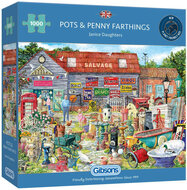 Gibsons Pots And Penny Farthings #G6318 Puzzel
