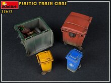 MiniArt 35617 Plastic Trash Cans 1/35