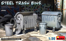 MiniArt 35636 Steel Trash Bins 1:35
