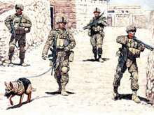 Master Box 35154 Modern US infantrymen. Cordon and Search 1/35