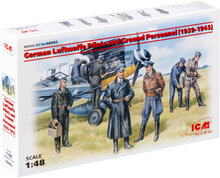 ICM 48082 German Luftwaffe Pilots and Ground Personnel (1939-1945) 1/48