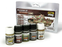 AMMO Mig 7443 German Camo Weathering Set