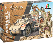 Italeri 6591 Autoblinda AB 41 with Bersaglieri El Alamein 1:35