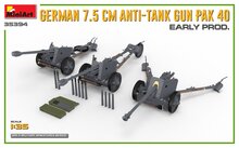 MiniArt 35394 German 7.5cm Anti-Tank Gun Pak 40. Early Prod 1:35