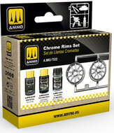 AMMO Mig 7522 Chrome Rims Paint Set