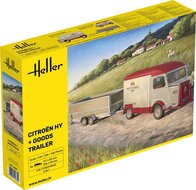 Heller 50331 Citroen HY + Goods Trailer 1/24