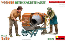 MiniArt 38077 Workers with Concrete Mixer 1/35