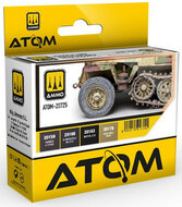 AMMO Mig 20725 Rubber and Tires Colors Paint Set