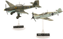 Revell 03770 Messerschmitt Bf109E - Junkers Ju87B Stuka 1/144