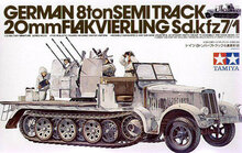 Tamiya German 8ton Semi Track 20mm Flakvierling Sd. Kfz. 7/1 #35050