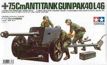 Tamiya 7.5cm Anti Tank Gun Pak40 / L46 1:35 #35047