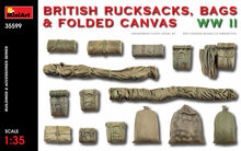 MiniArt British Rucksacks, Bags and Folded Canvas 1:35 (35599)