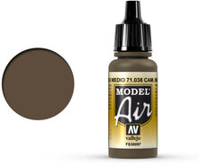 Vallejo Model Air: Camo Medium Brown (71.038)